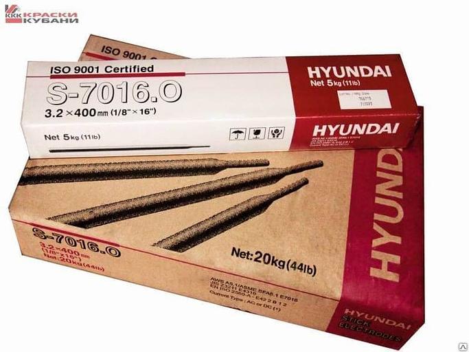 Электроды S-7016.О 3.2х400 мм Hyundai Profi 5 кг фото 1