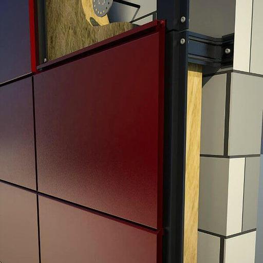 Фасадные кассеты ZT (закрытого типа) цинк 0,5 мм фото 1