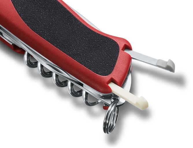 Нож перочинный Victorinox RangerGrip 57 Hunter (0.9583.MC) 130мм 13функций красный/черный карт.коробка фото 2