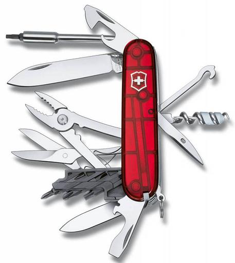Нож перочинный Victorinox CyberTool M (1.7725.T) 91мм 32функций красный карт.коробка фото 1