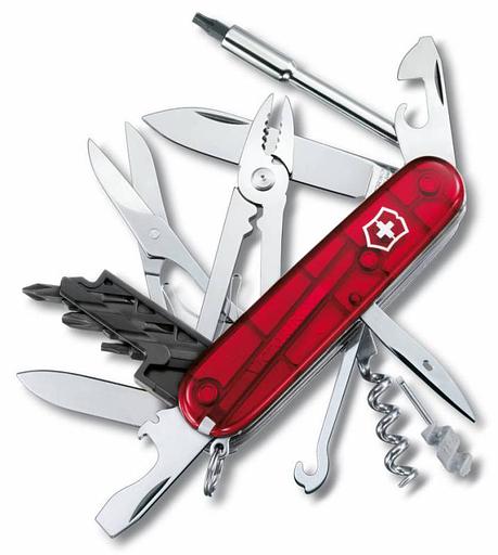 Нож перочинный Victorinox CyberTool M (1.7725.T) 91мм 32функций красный карт.коробка фото 3