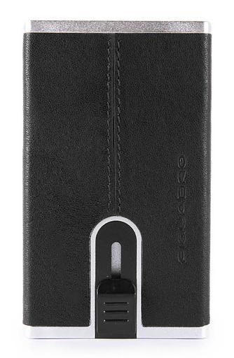 Чехол для кредитных карт Piquadro Black Square PP4825B3R/N черный натур.кожа фото 1
