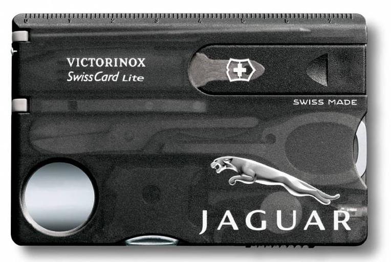 Швейцарская карта Victorinox SwissCard Lite (0.7333.T3) черный полупрозрачный коробка подарочная фото 1