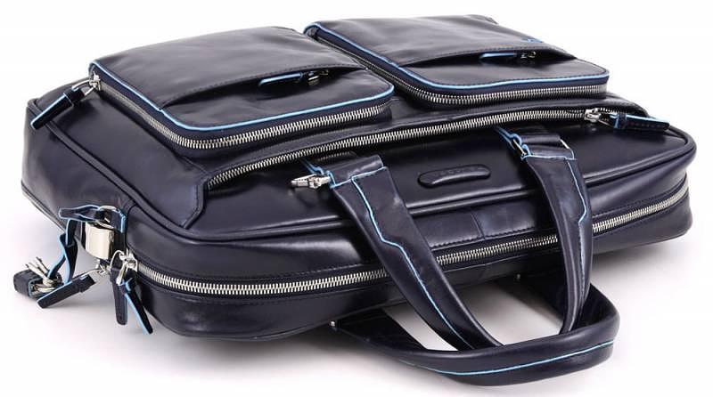 Сумка Piquadro Blue Square CA2849B2/BLU2 синий натур.кожа фото 3