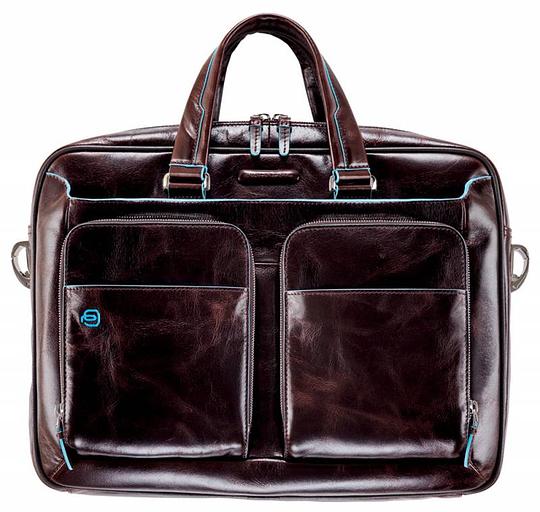 Сумка Piquadro Blue Square CA2849B2/MO коричневый натур.кожа/нейлон фото 1