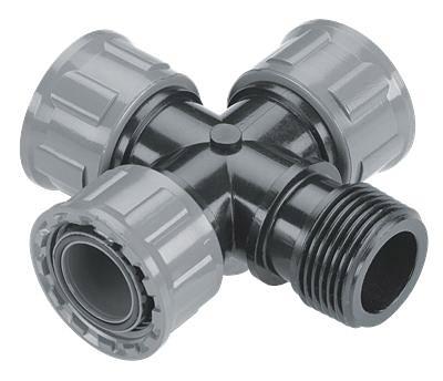Крестовина Gardena PRO Д.вх.1" Д.вых.1" (в компл.:5 предметовпред.) (02750-20.000.00) фото 1