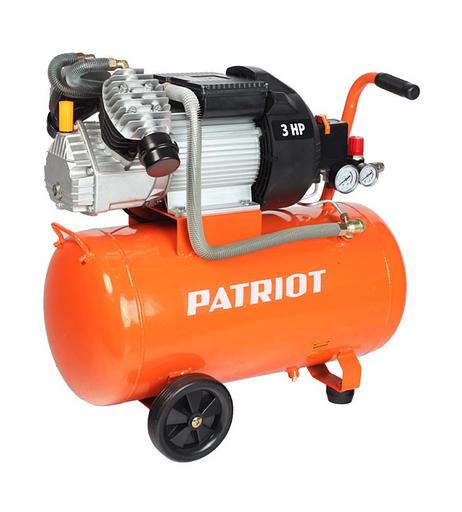 Компрессор поршневой Patriot VX 50-402 масляный 400л/мин 50л 2200Вт оранжевый/черный фото 1