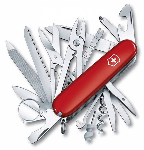 Нож перочинный Victorinox SwissChamp (1.6795) 91мм 33функций красный карт.коробка фото 3