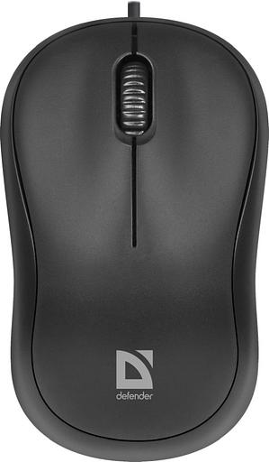 Defender Проводная оптическая мышь Patch MS-759 черный,3 кнопки,1000 dpi Defender Patch MS-759 черный (52759) фото 1