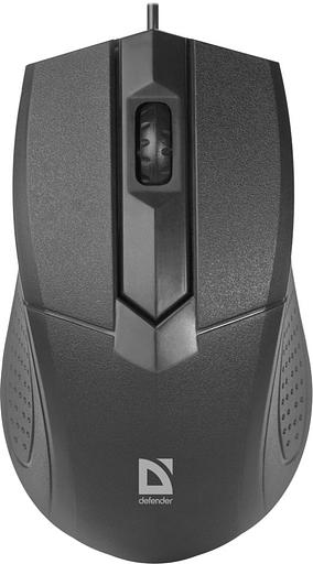 Defender Проводная оптическая мышь Optimum MB-270 черный,3 кнопки,1000 dpi Defender Optimum MB-270 черный (52270) фото 1