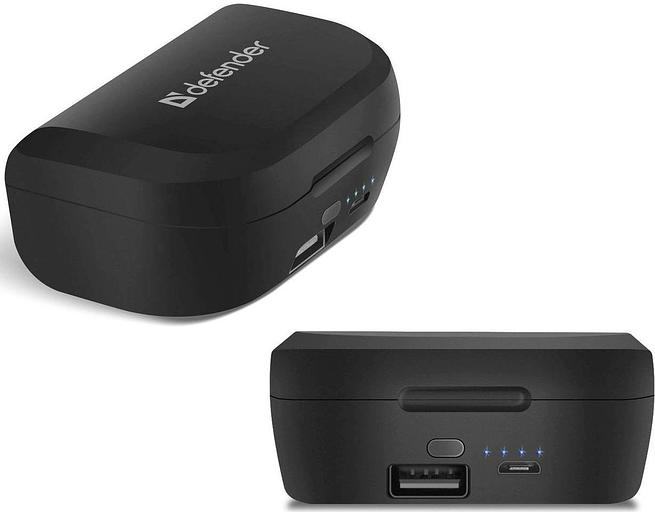 Defender Беспроводная гарнитура Twins 639 черный,TWS, PB, Bluetooth Defender Twins 639 (63639) фото 6