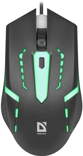 Мышь Defender Flash MB-600L черный оптическая (1200dpi) USB (3but) фото 2