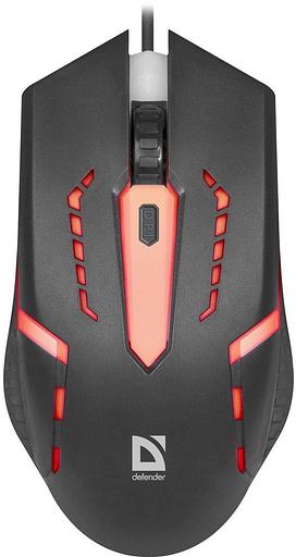 Мышь Defender Flash MB-600L черный оптическая (1200dpi) USB (3but) фото 3