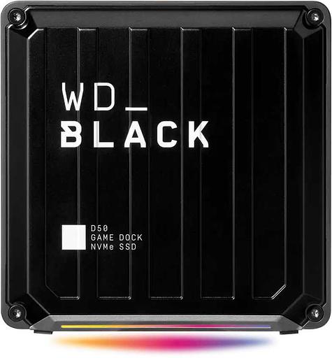 Накопитель SSD WD Thdb3 1Tb WDBA3U0010BBK-EESN D50 Game Dock 1.8" черный USB 3.1 type C фото 1