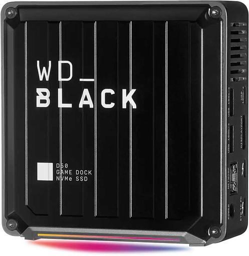Накопитель SSD WD Thdb3 1Tb WDBA3U0010BBK-EESN D50 Game Dock 1.8" черный USB 3.1 type C фото 2