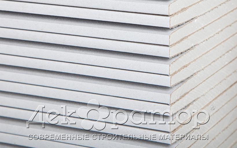 Гипсокартон (ГКЛ) "Декоратор" 2500*1200*12,5 мм фото 1