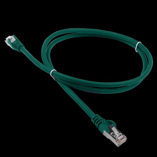Патч-корд LANMASTER LSZH FTP кат.5e, 1.0 м, зеленый (LAN-PC45/S5E-1.0-GN) фото 1