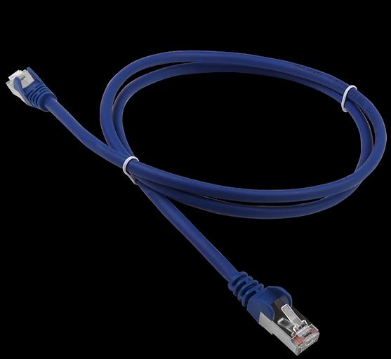 Патч-корд LANMASTER LSZH FTP кат.5e, 1.0 м, синий (LAN-PC45/S5E-1.0-BL) фото 1