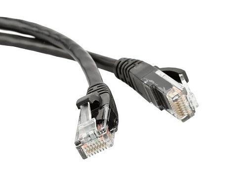 Патч-корд LANMASTER LSZH UTP кат.5e, 1.5 м, черный (LAN-PC45/U5E-1.5-BK) фото 1