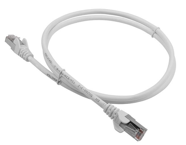 Патч-корд LANMASTER LSZH FTP кат.5e, 0.5 м, серый (LAN-PC45/S5E-0.5-GY) фото 1