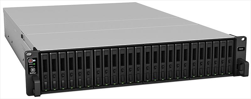 Система хранения данных Synology FlashStation (Rack 2U) 2x8C2,1GhzCPU/32Gb upto 512/no HDD upto 24 SAS SSD upto 72 (2xRX2417sas or 2xRX1217sas)/2xUSB3.0/2x10GE(RJ-45)+2x1GE)/2xExpSlot/iSCSI/2xIPcam(upto128)/2xRPS/no rail/5YW (FS6400) фото 2