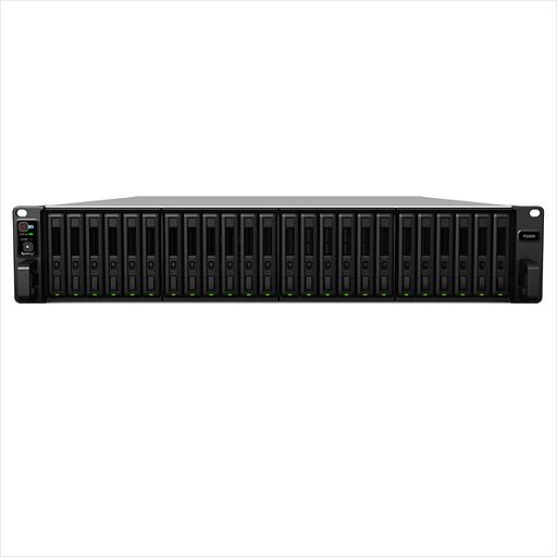 Система хранения данных Synology FlashStation (Rack 2U) 12C 2,1GhzCPU/16Gb upto 128/upto 24 SAS SSD/HDD or SATA SSD upto 72 (2xRX2417sas or 2xRX1217sas)/2xUSB3.0/2x10GE(RJ-45)+4x1GE)/1xExpSlot/iSCSI/2xIPcam(upto128)/2xRPS/no (FS3600) фото 1