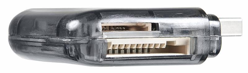 Устройство чтения карт памяти USB2.0 Buro BU-CR-110 черный фото 4