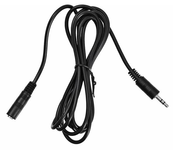 Кабель-удлинитель аудио Buro Jack 3.5 (m)/Jack 3.5 (f) 2м. черный (BAAC003-2) фото 2