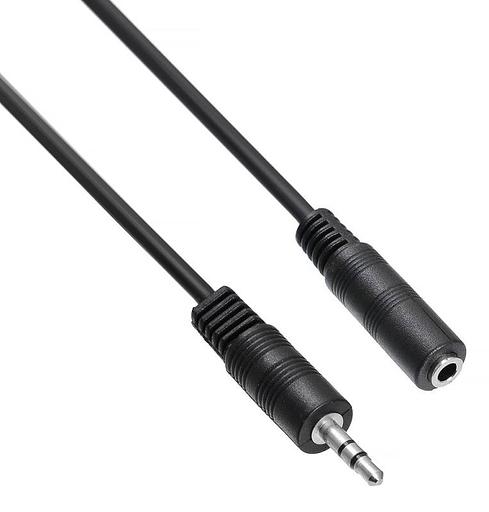 Кабель-удлинитель аудио Buro BAAC003-1 Jack 3.5 (m)/Jack 3.5 (f) 1м. черный фото 3