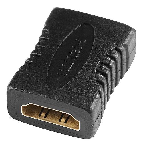 Адаптер аудио-видео Buro HDMI (f)/HDMI (f) Позолоченные контакты черный (BHP-ADP-HDMI-2.0) фото 1