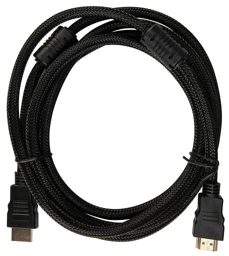 Кабель аудио-видео Buro HDMI (m)/HDMI (m) 2м. феррит.кольца Позолоченные контакты черный (HDMI-V1.4-2MC) фото 1