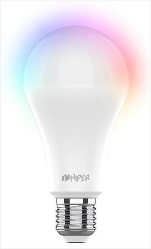 Умная цветная LED лампочка HIPER IoT A65 RGB (IoT A65 RGB) фото 1