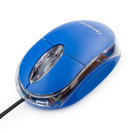 Мышь Гарнизон GM-100B, USB, чип- Х, синий, 1000 DPI, 2кн.+колесо-кнопка фото 3