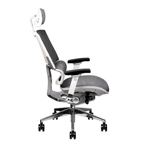 CYBERCHAIR E500 White,Comfort size,4D (526494) фото 5
