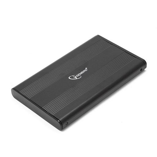Внешний корпус 2.5" Gembird EE2-U2S-5, черный, USB 2.0, SATA, металл Gembird {100} фото 1