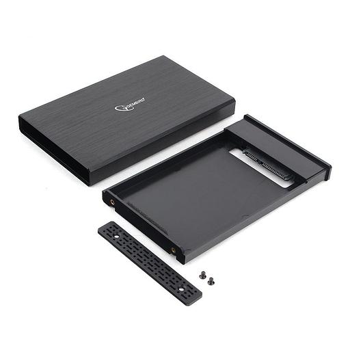 Внешний корпус 2.5" Gembird EE2-U3S-55, чёрный, USB 3.0, SATA, алюминий Gembird {50} (795069) фото 3