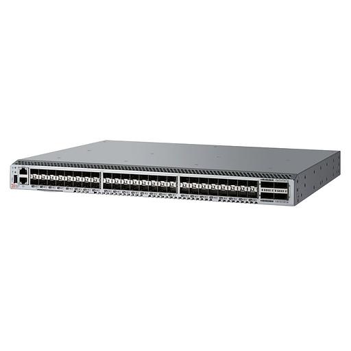 Brocade G620S 64-port FC Switch, 24-port licensed, 24x 16Gb SWL SFP+, 2 PS, Rail Kit фото 1