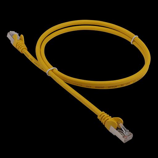 Патч-корд LANMASTER LSZH FTP кат.5e, 0.5 м, желтый (LAN-PC45/S5E-0.5-YL) фото 1