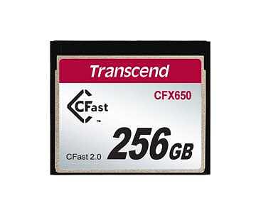 Карта памяти Transcend CFX650 256Gb CFast 2.0 Скорость чтения/записи 510/370 МБ/с фото 1