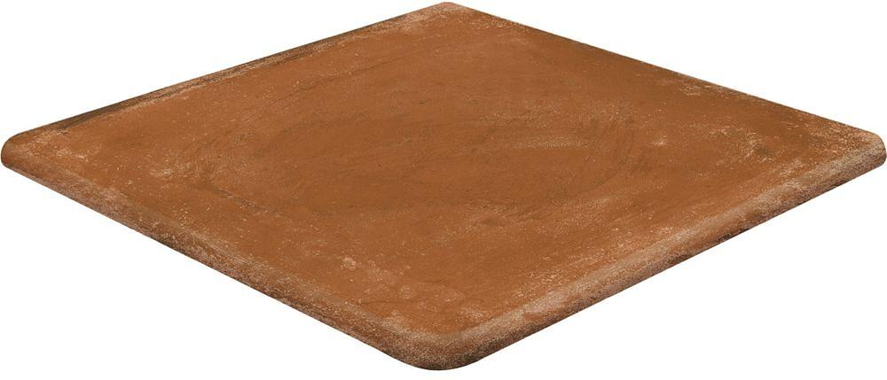 Ступень клинкерная угловая Exagres Alhamar Rojo Cartabon Fiorentino 33x33 фото 1
