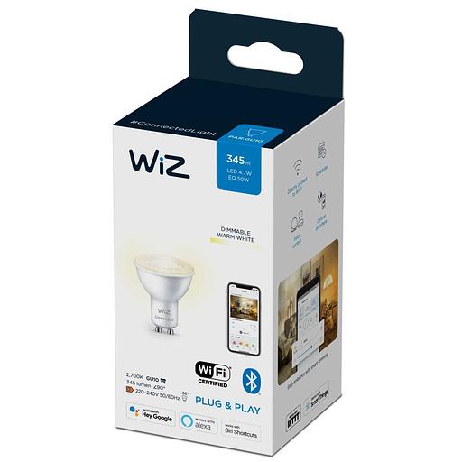 Лампа светодиодная WiZ Wi-Fi BLE 50W GU10 927 DIM 1PF/6 фото 3