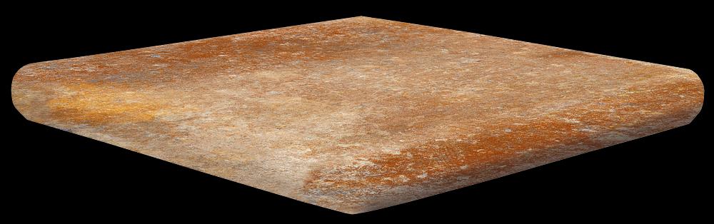 Ступень клинкерная угловая Exagres Lucca Terra Cartabon ML 33x33 фото 1