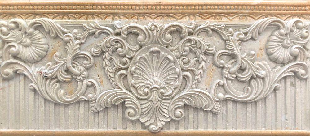 Бордюр настенный Armonia Benidorm Isabel Dorado Cenefa 11x25 фото 1
