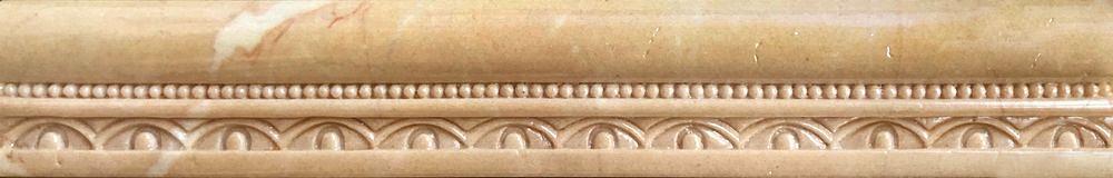 Бордюр настенный Armonia Benidorm Isabel Dorado Moldura 4x25 фото 1