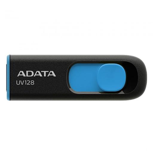 Флеш Диск A-Data 64Gb DashDrive UV128 AUV128-64G-RBE USB3.0 черный/синий фото 1
