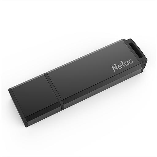 Носитель информации Netac U351 USB2.0 Flash Drive 16GB, aluminum alloy housing (NT03U351N-016G-20BK) фото 1