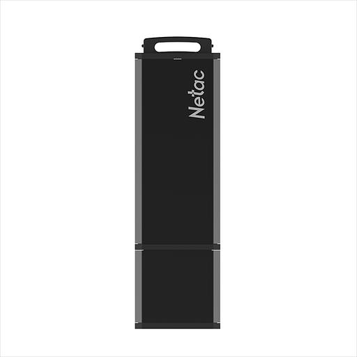 Носитель информации Netac U351 USB2.0 Flash Drive 16GB, aluminum alloy housing (NT03U351N-016G-20BK) фото 3