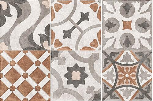 Керамогранит CERSANIT Carpet 298x298 пэчворк многоцветный микс 10608 (CP4A452) цена за м2 фото 1