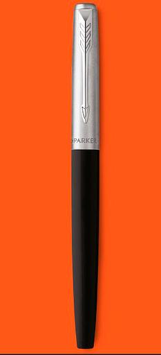 Ручка перьев. Parker Jotter Original F60 (CW2096430) Black M сталь нержавеющая блистер фото 2