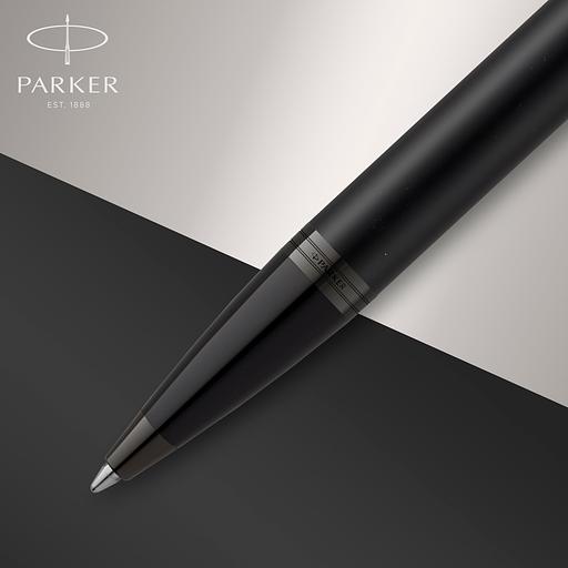 Ручка шариков. Parker IM Achromatic K317 (CW2127618) Matt Black M син. черн. подар.кор. фото 4